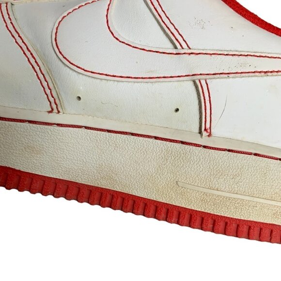 Rare Nike Air Force 1 Low University Red Size 7 - Picture 7 of 8